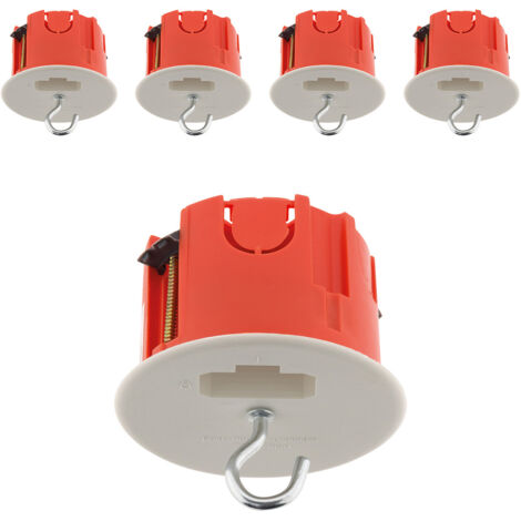 Lot de 5 boîtes DCL point de centre Ø65mm - Zenitech