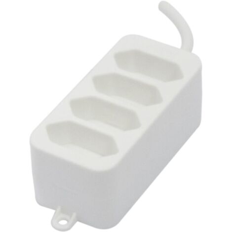 Multiprise type EUR 4x2,5A - 1,5 m - Blanc - Chacon (1/3)