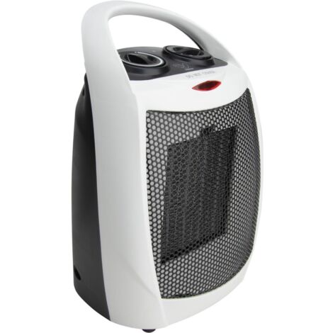 Radiateur soufflant portable PTC 1500W - blanc - Voltman (1/4)