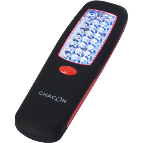 VEILLEUSE LED RECTANGULAIRE MAGNÉTIQUE - CHACON - PILES INCLUSES - NOIR 42054 (1/3)