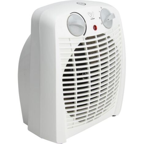 Voltman – Radiateur soufflant portable 2000W – Thermostat mécanique réglable – Protection contre la surchauffe – Compact et léger (1/4)