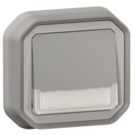 POUSSOIR LUMINEUX LEGRAND Plexo™ gris encastrée EUR 15,74 - FR