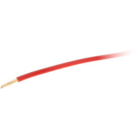 Fil électrique HO7V-R 6mm² 100m - rouge - Zenitech