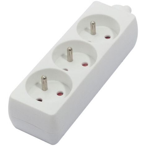 Bloc multiprise sans cordon 3 x 16A - Blanc (1/3)