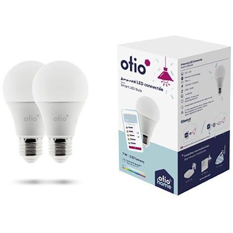 Pack De 2 Ampoules LED Connectées WiFi OSRAM B22 7W - Blanc Variable 2700K-6000K - 555 Lumens