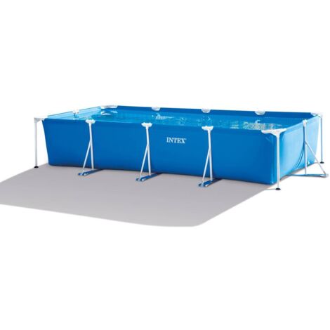 Kit Piscine rectangulaire Tubulaire 4 -5 x 2 -2 x 0 -84m bleu - Intex
