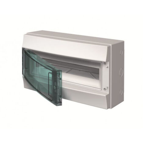 Coffret de distribution Mistral 65H - IP65 - Nombre de modules - 1 rangée 18 modules