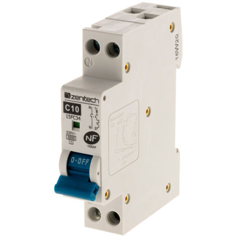Disjoncteur 10A PH/N - NF - Zenitech
