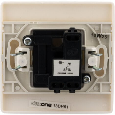 Va et vient borne-auto vis + griffes Blanc - Diwone - Zenitech