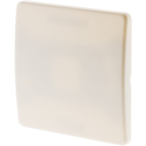 Plaque cache boîte 75x75mm vis + griffes - Blanc - Diwone - Zenitech