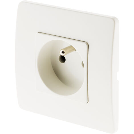 Prise 2P+T 16A - Blanc - Venus - Zenitech