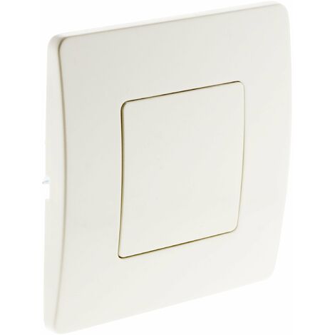 Zenitech – Plaque cache boîte 80x80mm – Blanc – Certifiée NF et CE – Installation électrique facile avec vis et griffes