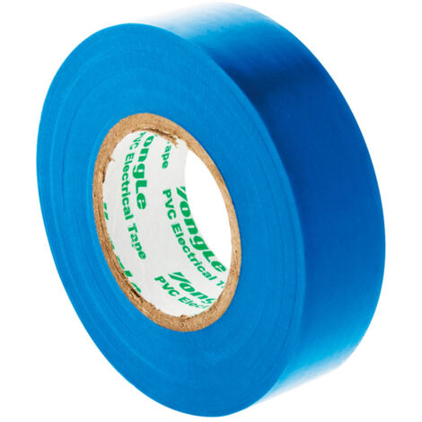 Rouleau adhésif 19mm x 20m - Bleu - Zenitech (1/2)