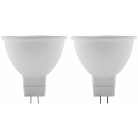 Lot de 2 spots LED 5W GU5,3 350lm 2700K - Blanc chaud - Elexity