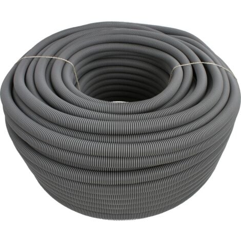 Gaine ICTA équipée d'un tire-fil Ø25mm 100m - Gris ou noir - Zenitech