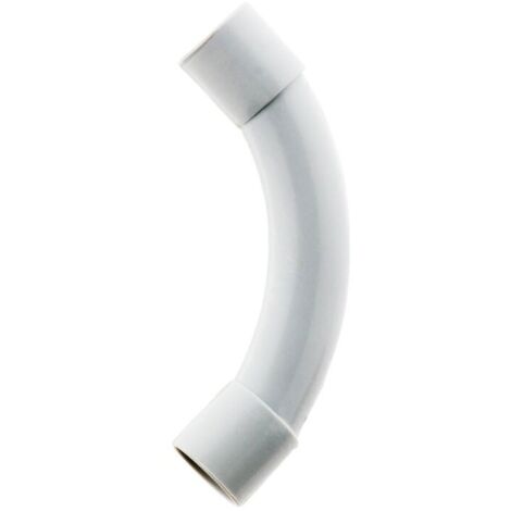 Lot de 2 courbes pour tube IRL Ø20mm - Gris - Zenitech