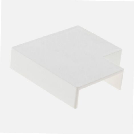 Zenitech – Lot de 4 angles plats 30 x 10mm – Blanc 9010 – Plastique pour installations électriques – Montage rapide et solide (1/6)