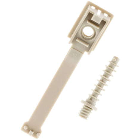 Zenitech – Lot de 20 attaches clipsables Ø16/20mm – Chevilles Ø6mm incluses – Fixation rapide pour tubes – Applications électricité et plomberie