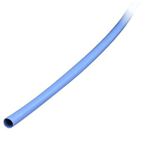 Gaine thermo rétractable Ø2,4cm - 1m - Bleu - Zenitech