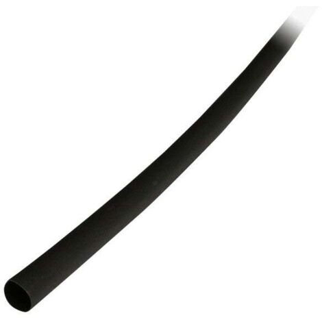 Gaine thermo rétractable Ø2,4cm - 1m - Noir - Zenitech