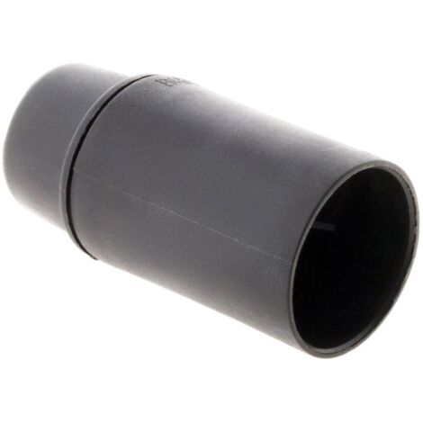 Zenitech – Douille lisse sans bague E14 noire – Thermoplastique résistant – Courant 2A – Tension 250V – Installation éclairage sécurisée (1/6)