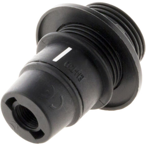 Douille E27 Avec Bague Zenitech - Lot De 3 - Noir - 250V~ 4A - Pour Luminaires