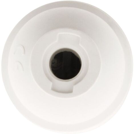 Douille lisse sans bague - E27 - blanc - Zenitech