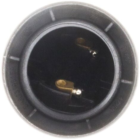 Douille lisse sans bague - E27 - noir - Zenitech