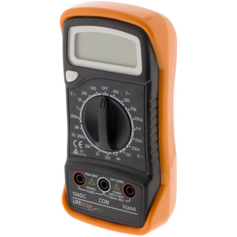 Multimètre antichoc 17 calibres 6 fonctions - Zenitech