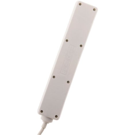 Bloc 5 prises 16A 2P+T interrupteur - Blanc - Zenitech