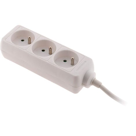 Bloc 3 prises 16A 2P+T - Blanc - Zenitech