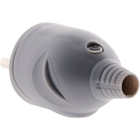 Fiche mâle 16A 2P+T - Gris - Zenitech
