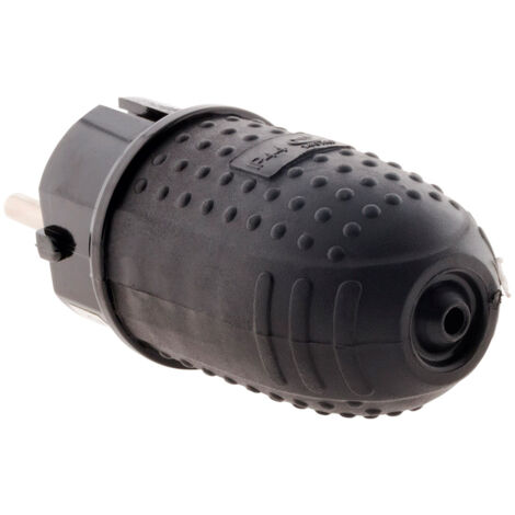 Fiche caoutchouc mâle 16A 2P+T - Zenitech