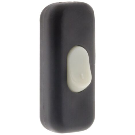 Zenitech – Interrupteur bipolaire luminescent 2A – Design noir élégant – Pour installations électriques sécurisées – Zones mal éclairées (1/3)