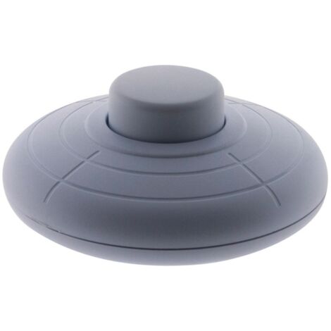Zenitech – Interrupteur à pied pour luminaire gris – Mode de pose électricité – Installation facile – Contrôle pratique et rapide (1/2)