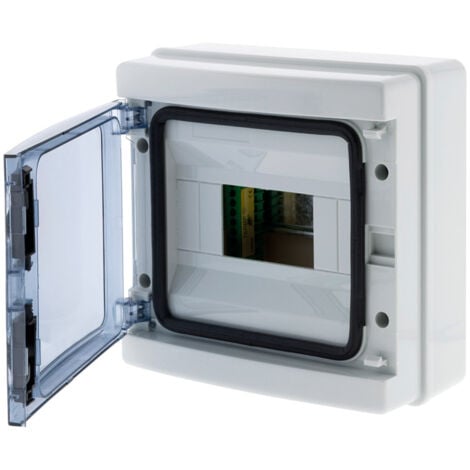 Coffret étanche IP65 12 modules livré avec accessoires - Zenitech