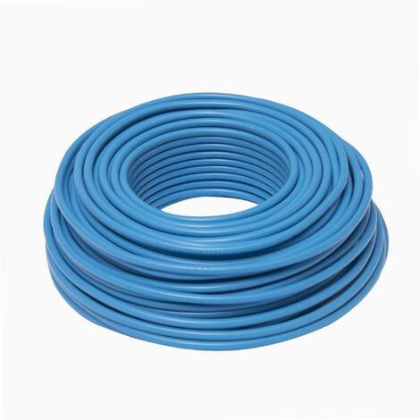 Zenitech – Câble électrique H07V-U 2,5mm² bleu – 25m – Conducteur monobrin en PVC pour usage intérieur – Tension max 700V