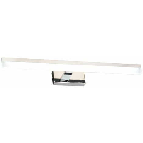 Applique de salle de bain 78cm chrome (16W 1280lm 4000K IP44) - Voltman
