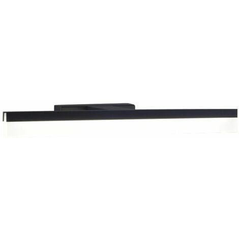 Applique de salle de bain 57cm Noire (12W 960lm 4000K IP44) - Voltman