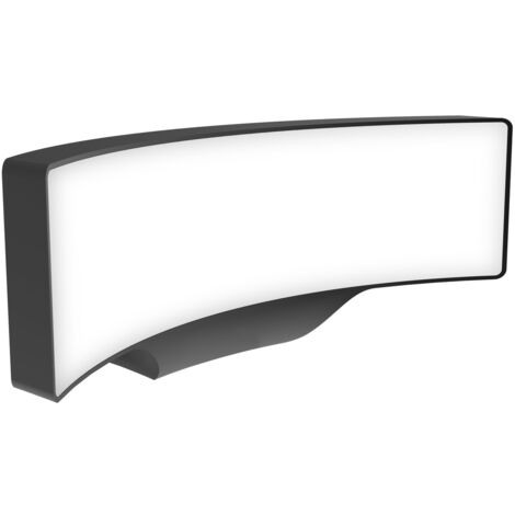 Voltman – Applique murale extérieure filaire IP65 1400lm 3000K – Aluminium étanche pour éclairage jardin – Classe énergétique A+ – 30x12x12cm