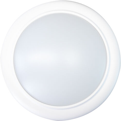 Voltman – Hublot d'extérieur rond IP54 1050lm 6500K – Étanchéité pour installation extérieure – Design moderne pour éclairage allées et jardins