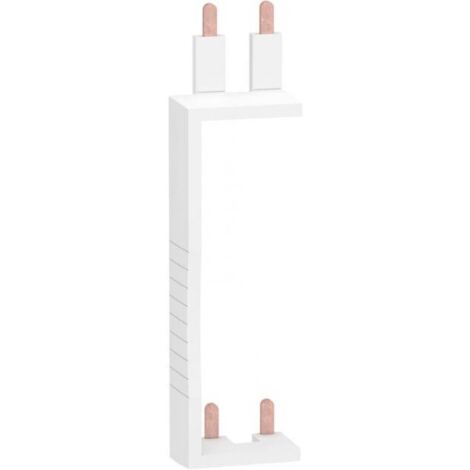Schneider Electric – Peigne électrique vertical 1P + N – Tension 230V CA 50Hz – Compatible Resi9 XP ID 63A – Couleur blanche RAL 9003