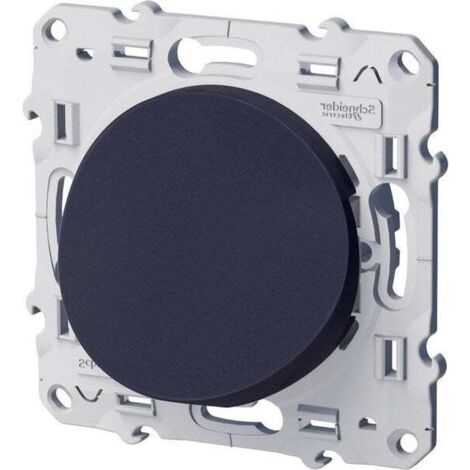 Schneider Electric – Sortie de câble à vis Odace – Pour câbles Ø6 à 12 mm – Montage encastré IP21 – Plastique gris anthracite – Résistance IK04