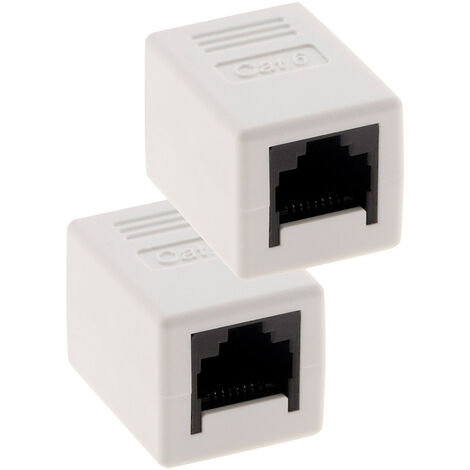 VCELINK Coupleur RJ45 Femelle CAT6 Coupleur Ethernet Raccord RJ45 Femelle  Femelle POE : : Informatique