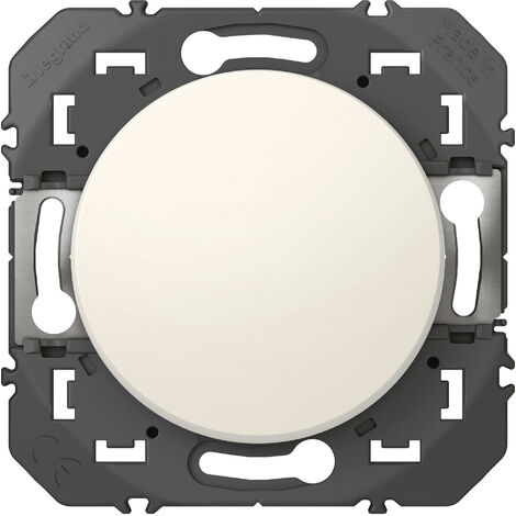 Legrand – Interrupteur va-et-vient à assembler – Plastique blanc mat – Fixation par vis – Connexion rapide sans outil – Compatible avec ampoules LED dimmables