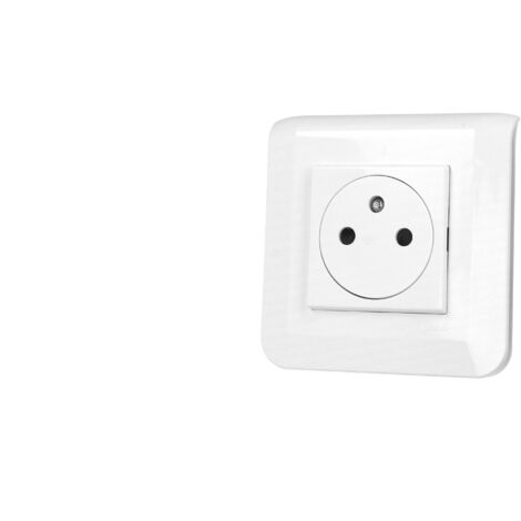 Legrand – Prise encastrée 2P+T 16A – Installation rapide avec supports Batibox – Pour environnements résidentiels et tertiaires – Mosaic blanc (1/10)