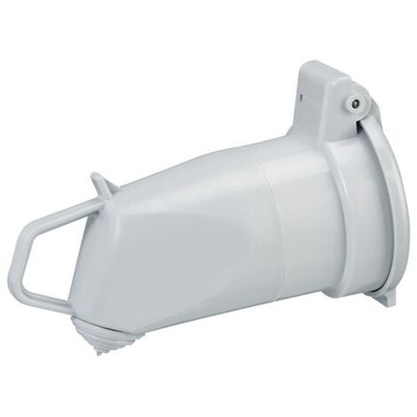 Legrand – Fiche électrique étanche 20A 400V IP44 – 3P+T pour environnements humides – Plastique durable – Anneau de débranchement facile - GRIS 20 A