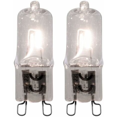2 ampoule halogene g9 28w 33w 36w 40w 220v 230v 240v lumiere eclairage lampe