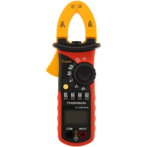 Pince ampèremétrique autocalibrée 6 fonctions CAT III 600V - Thomson