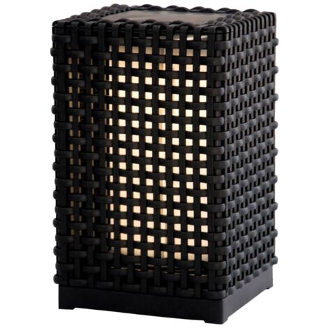 Lampadaire extérieur solaire 24,5cm – Protection étanche IP44 – Autonomie 4h – Éclairage automatique crépusculaire – Elexity (1/6)